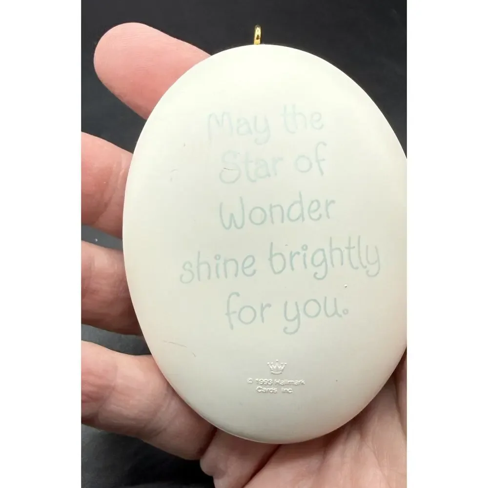 1993 Hallmark May The Star of Wonder Shine Brightly You Christmas Ornament Lo16